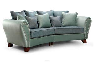 Casa Padrino Luxus Chesterfield Sofa Jannet Fluted 90 x 87 x H. 82 cm - Elegantes Wohnzimmer Sofa mit Echtleder - Chesterfield Wohnzimmer M�bel