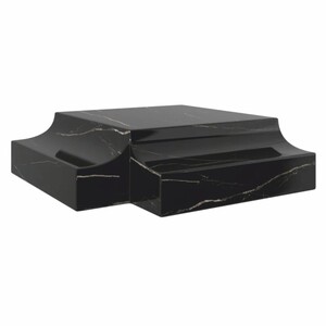 Casa Padrino Luxus Marmor Couchtisch Schwarz 109 cm - Wohnzimmer & Hotel M�bel