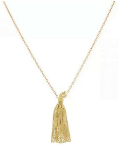 Casa Padrino Luxus Damen Halskette - Handgefertigte 19,2 Karat Gold Kette - Hochwertiger Damenschmuck - Luxus Damen Accessoires