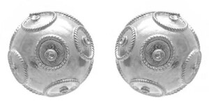 Casa Padrino Luxus Damen Ohrstecker Silber - Elegante Sterlingsilber Ohrstecker - Luxus Damenschmuck - Handgefertigter Damen Ohrschmuck