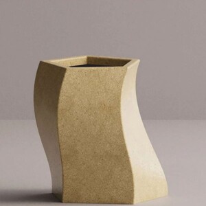 Casa Padrino Luxus Deko Blumentopf Gelb H. 55 cm - Beton Pflanzentopf