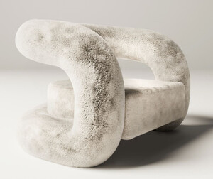 Casa Padrino Luxus Designer Sessel Grau 100 x 95 x H. 70 cm - Wohnzimmer Sessel - Hotel Sessel - Wohnzimmer Mbel - Hotel Mbel - Luxus Mbel