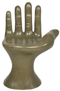 Casa Padrino Luxus Designer Stuhl Hand Moosgrn 60 x 50 x H. 89 cm - Fiberglas Stuhl - Luxus Mbel - Designer Mbel - Fiberglas Mbel