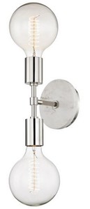 Casa Padrino Luxus Doppel Wandleuchte Silber / Wei� 12,7 x 16,5 x H. 50,8 cm - Hotel & Restaurant Wandlampe