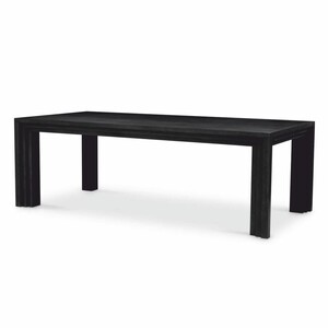 Casa Padrino Luxus Esstisch Schwarz 230 cm - Luxus Esszimmer M�bel