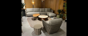 Casa Padrino Luxus Garten Liege Beige / Sandfarben 6-teilig 160 x 85 x H. 85 cm - Wetterfest und hochwertig verarbeitet - Moderne Garten M�bel - Luxus Qualit�t