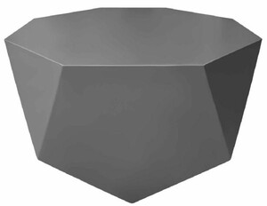 Casa Padrino Luxus Gartentisch Matt Grau 77 x 77 x H. 46 cm - Wetterbest�ndiger Couchtisch - Garten Terrassen Tisch M�bel - Luxus Kollektion