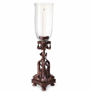 Casa Padrino Luxus Barock Kerzenleuchter Bronze H. 68 cm - Barock Deko Accessoires