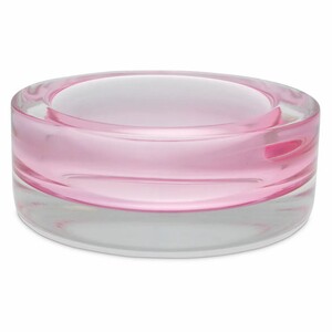 Casa Padrino Luxus Glasschale Hellrosa  20 x H. 11 cm - Deko Schale aus mundgeblasenem Glas - Luxus Deko Accessoires
