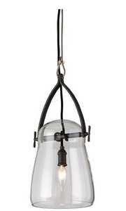 Casa Padrino Luxus H�ngeleuchte Schwarz  20,3 x H. 41,3 cm - Pendelleuchte mit rundem Glas Lampenschirm