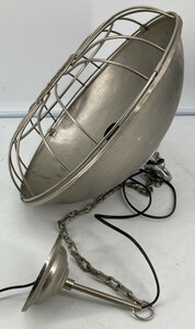 Casa Padrino Industrial Design Hngeleuchte Silber  40 x H. 30 cm - Industrie Stil Metall Hngelampe - Industrie Stil Leuchten