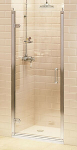 Casa Padrino Luxus Badezimmer Duscht�r Silber - Verschiedene Gr��en - Duschkabinen Glas Fl�gelt�r - Badezimmer Accessoires - Luxus Duscht�ren - Luxus Qualit�t