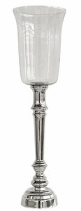 Casa Padrino Luxus Kerzenleuchter Silber  13 x H. 69 cm - Hotel & Restaurant Accessoires