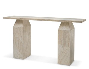 Casa Padrino Luxus Travertin Konsole Beige 150 cm - Luxus M�bel