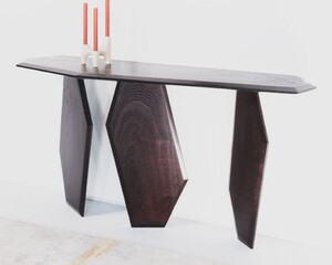 Casa Padrino Luxus Konsole Dunkelbraun 154 x 40 x H. 80 cm - Massivholz Konsolentisch - Wohnzimmer Mbel - Hotel Mbel - Luxus Mbel - Luxus Einrichtung