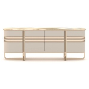 Casa Padrino Luxus Konsolentisch Beige - Hochwertige Verarbeitung - Moderne Flur M�bel - Luxus Qualit�t