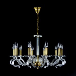 Casa Padrino Luxus Kristall Deckenleuchte Silber  61 x H. 45 cm - Prunkvolle Messing Deckenleuchte mit b�hmischem Kristallglas - Barock M�bel - Edel & Prunkvoll
