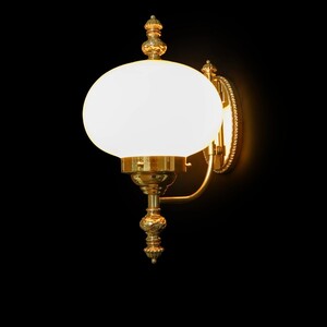 Casa Padrino Luxus Kristall H�ngeleuchte Gold  20 x H. 80 cm - Prunkvolle Messing H�ngeleuchte mit b�hmischem Kristallglas - Barock M�bel - Edel & Prunkvoll