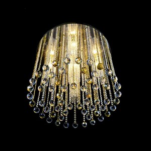 Casa Padrino Luxus Kristall Kronleuchter Gold  60 x H. 50 cm - Prunkvolle Messing Kronleuchter mit b�hmischem Kristallglas - Barock M�bel - Edel & Prunkvoll