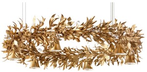 Casa Padrino Luxus Kristall LED Kronleuchter Gold  100 cm - Made in Italy