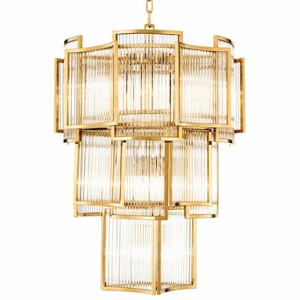 Casa Padrino Luxus Kronleuchter Gold  58 x H. 84 cm - Hotel & Restaurant Kronleuchter