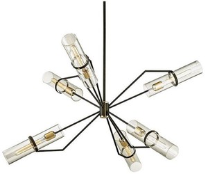 Casa Padrino Luxus Kronleuchter Bronze / Messing  127 x H. 69,2 cm - Designer Wohnzimmer Kronleuchter - Luxus Qualit�t