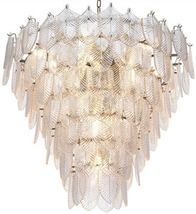 Casa Padrino Luxus Kronleuchter Silber  82 x H. 69 cm - Edler Hotel & Restaurant Kronleuchter - Luxus Qualit�t