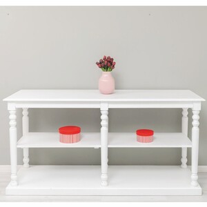 Casa Padrino Landhausstil Massivholz Konsole Wei� 180 cm - Landhausstil M�bel