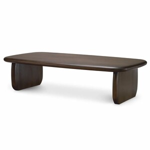 Casa Padrino Luxus Mahagoni Couchtisch Dunkelbraun 130 cm - Wohnzimmer M�bel