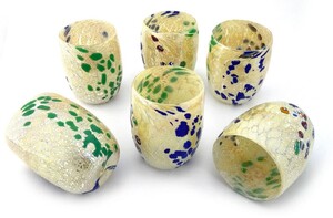 Casa Padrino Luxus Murano Kristallglas Wasserglas 6er Set Wei  8 x H. 10,5 cm - Made in Italy