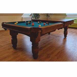 Casa Padrino Luxus Barock Pool Billardtisch / Esstisch 7ft Braun / Gr�n
