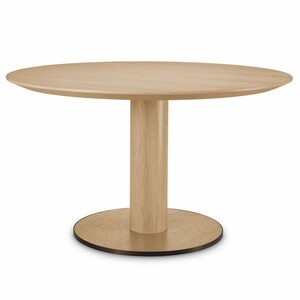 Casa Padrino Luxus Esstisch Naturfarben / Bronze  132 cm - Esszimmer M�bel