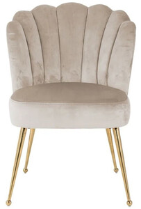 Casa Padrino Luxus Samt Esszimmer Stuhl Khaki / Gold 66 x 64 x H. 86 cm - K�chenstuhl mit Samtsoff - Esszimmer M�bel - K�chen M�bel - Luxus M�bel