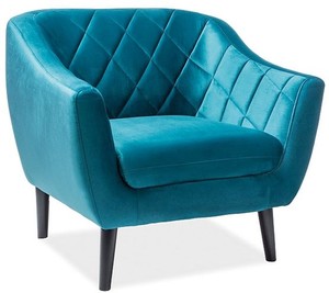 Casa Padrino Luxus Samt Sessel 105 x 85 x H. 83 cm - Verschiedene Farben - Wohnzimmer Sessel - Wohnzimmer Mbel