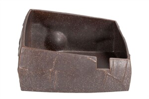 Casa Padrino Luxus Schale Braun 20,5 x 20,5 x H. 10 cm - Kleine Schale Shali aus Steingut in warmem Braun - Luxus Deko Accessoires