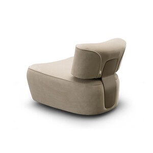 Casa Padrino Luxus Sessel Bronze 79 x 84 x H. 68 cm - Sessel mit Stoffbezug - Moderne Wohnzimmer M�bel - Luxus Qualit�t