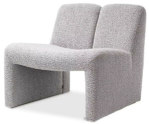 Casa Padrino Designer Sessel Grau 75 x 73 x H. 72,5 cm - Wohnzimmer & Hotel Sessel - Wohnzimmer & Hotel M�bel - Luxus Kollektion
