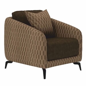 Casa Padrino Luxus Sessel Braun / Dunkelbraun / Schwarz - Wohnzimmer & Hotel M�bel