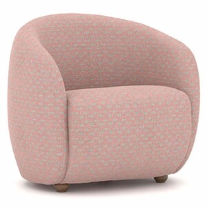 Casa Padrino Luxus Sessel Rosa / Grau / Braun - Wohnzimmer & Hotel M�bel