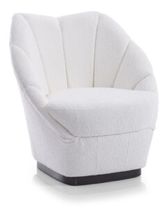 Casa Padrino Luxus Sessel Wei� / Schwarz 94 x 86 x H. 96 cm - Wohnzimmer Sessel - Hotel Sessel - Wohnzimmer M�bel - Hotel M�bel - Luxus M�bel - Luxus Einrichtung