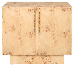 Casa Padrino Luxus Sideboard Naturfarben 93 x 45 x H. 80 cm - Massivholz Schrank mit 2 T�ren - Luxus M�bel - Hotel M�bel - Luxus Einrichtung