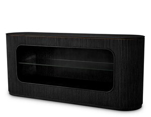 Casa Padrino Luxus Sideboard Schwarzgrau 180 cm - Luxus Hotel M�bel