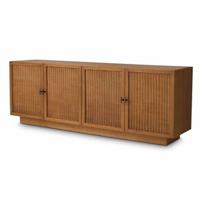 Casa Padrino Luxus Sideboard mit 4 T�ren Braun / Bronze 220 cm - Luxus M�bel