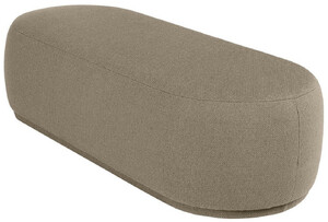 Casa Padrino Luxus Sitzbank Braun 137,5 x 56,5 x H. 38 cm - Gepolsterte Wohnzimmer Bank - Wohnzimmer Mbel - Hotel Mbel - Luxus Kollektion