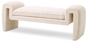 Casa Padrino Luxus Sitzbank Creme 144 cm - Luxus Qualitt