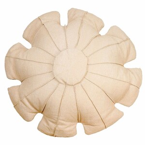 Casa Padrino Luxus Sitzsack Blume Beige  130 cm - Schwimmender Sitzsack