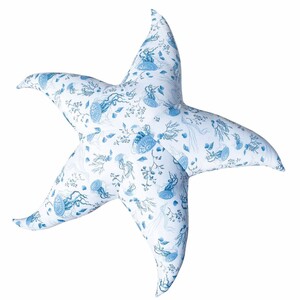 Casa Padrino Luxus Sitzsack Seestern Wei� / Blau  180 - Schwimmender Sitzsack