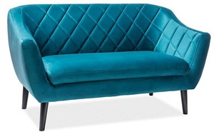 Casa Padrino Luxus Wohnzimmer Sofa 160 x 85 x H. 83 cm - Couch mit edlem Samtstoff - Wohnzimmermbel