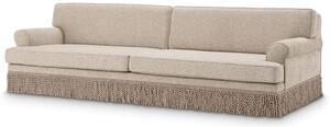 Casa Padrino Luxus Wohnzimmer Sofa Beige 277 x 101 x H. 77 cm