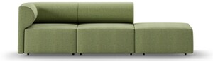 Casa Padrino Luxus Sofa Linke Seite Gr�n 270 cm - Modulares Wohnzimmer Sofa - Luxus Wohnzimmer M�bel